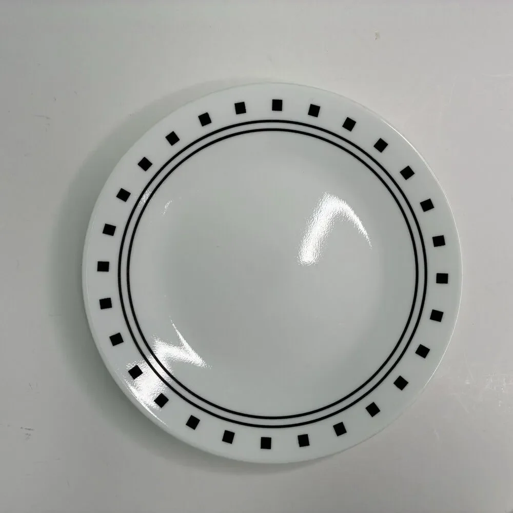 Corelle City Block Black & White 6 3/4